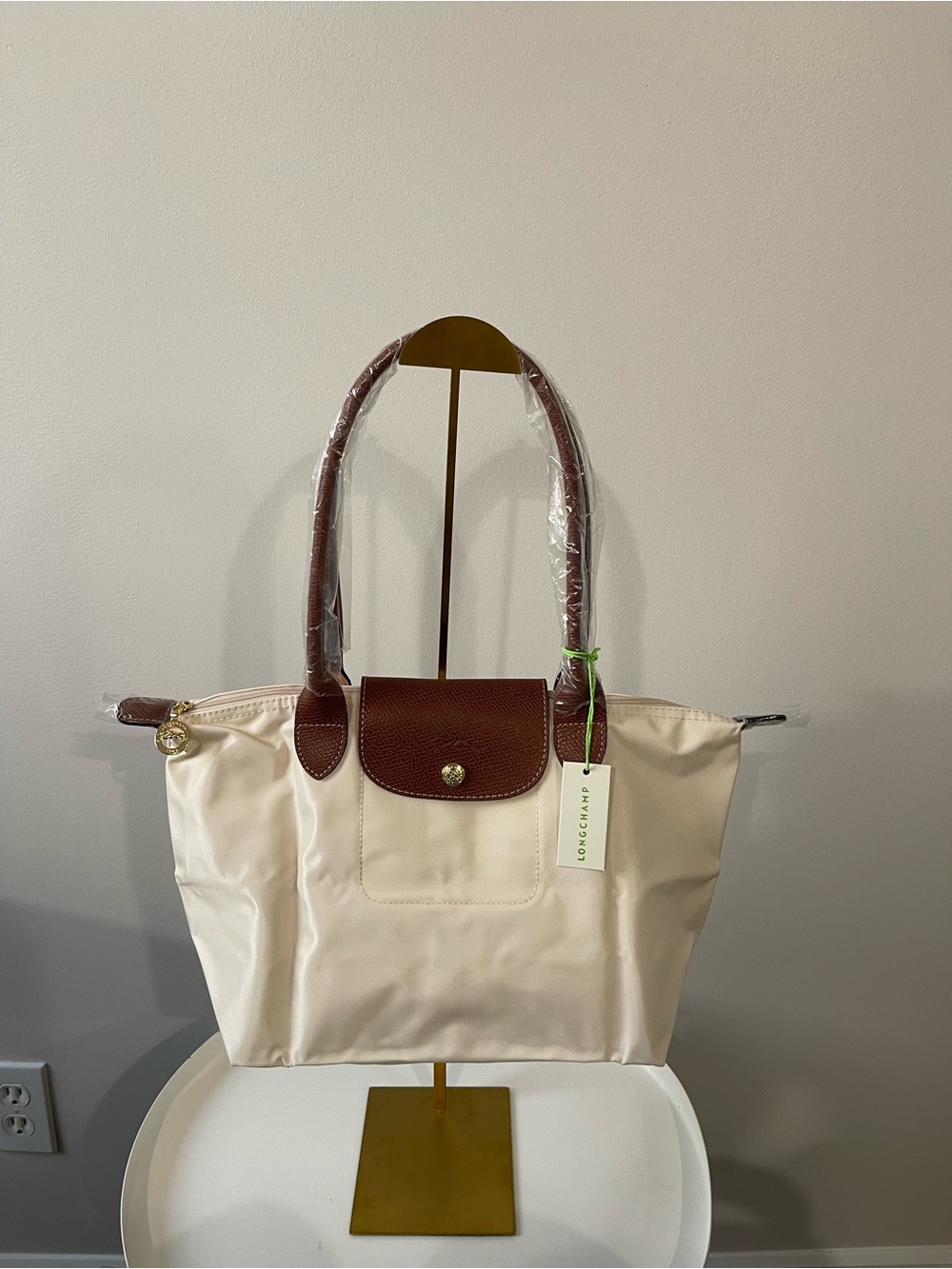 Medium Beige Tote Bag